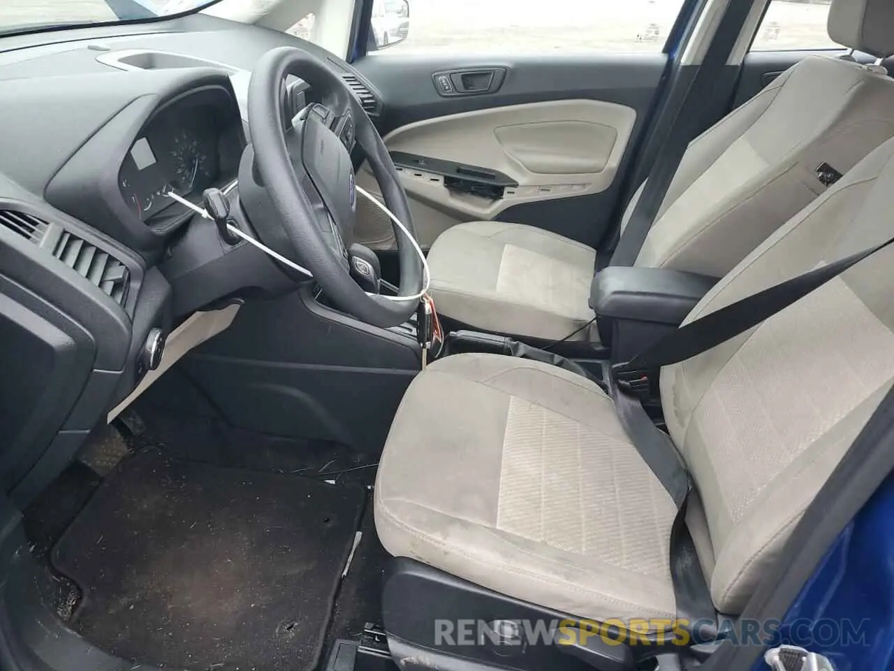 7 fotografías del automóvil dañado MAJ3S2FE1MC425212 FORD ECOSPORT 2021