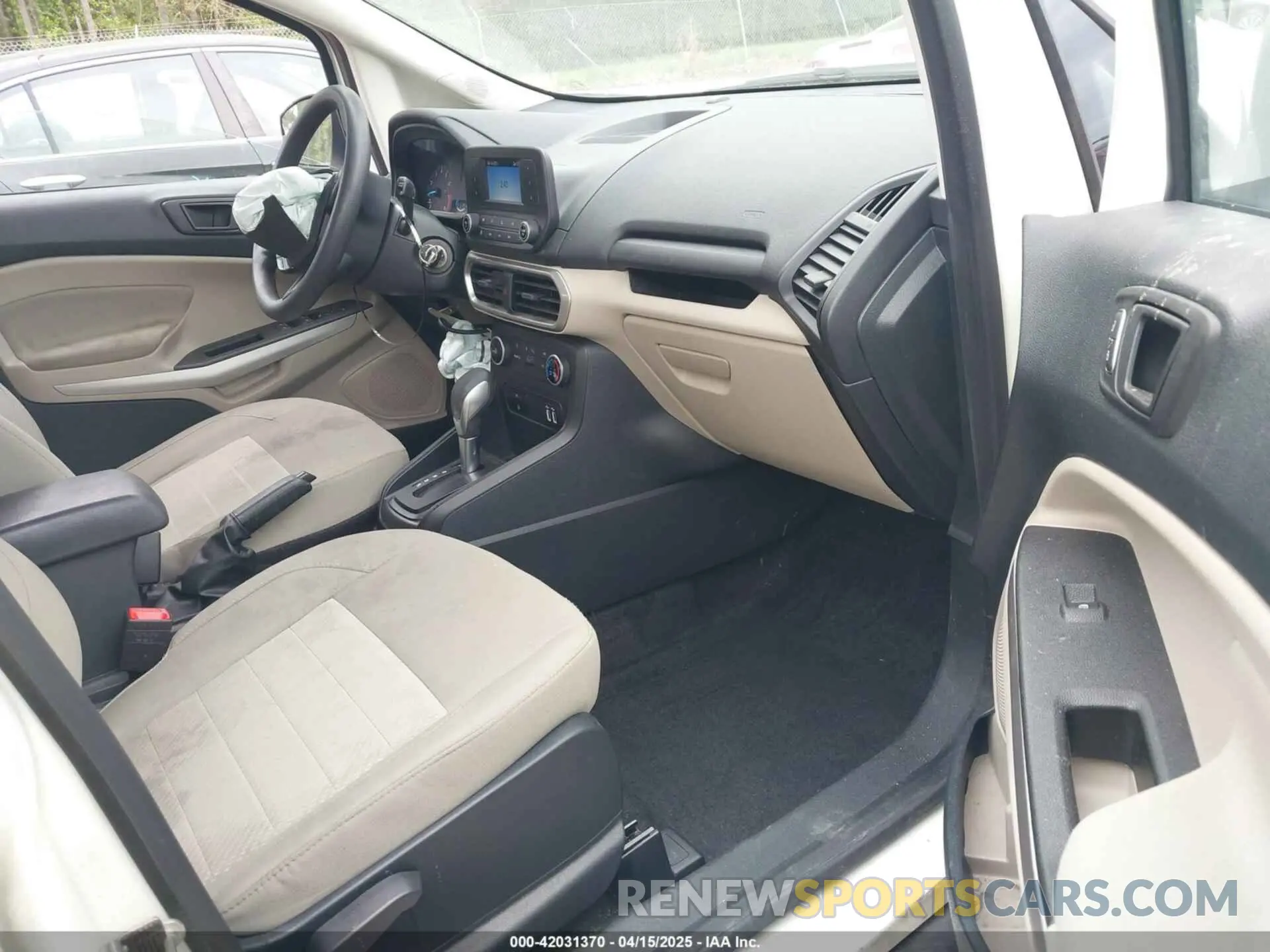 5 fotografías del automóvil dañado MAJ3S2FE1MC438364 FORD ECOSPORT 2021