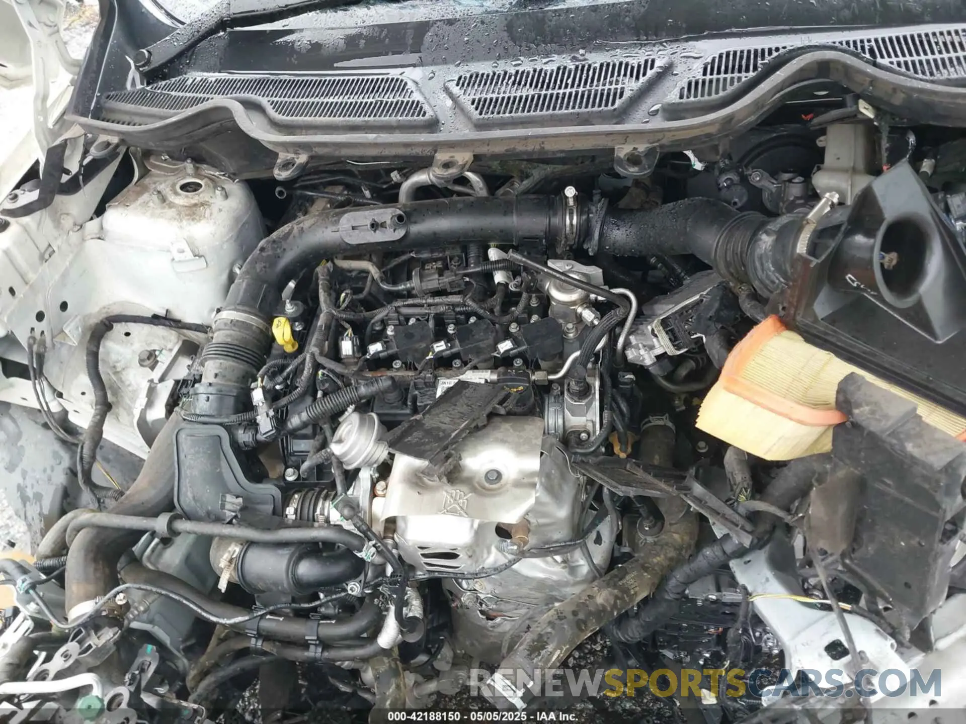 10 fotografías del automóvil dañado MAJ3S2FE2MC435361 FORD ECOSPORT 2021