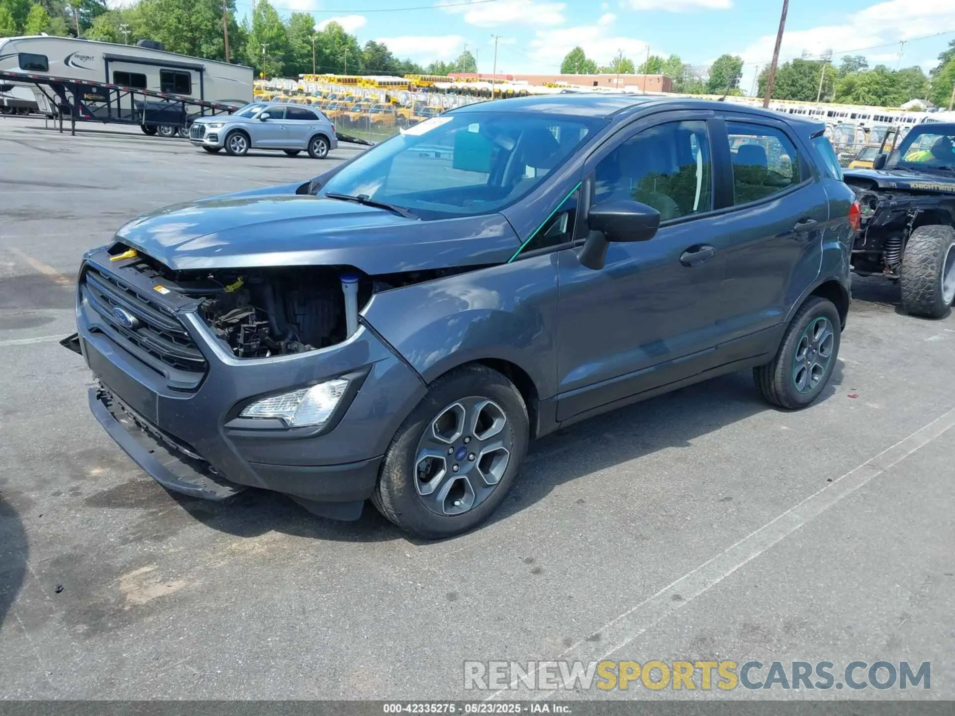 2 fotografías del automóvil dañado MAJ3S2FE4MC441940 FORD ECOSPORT 2021