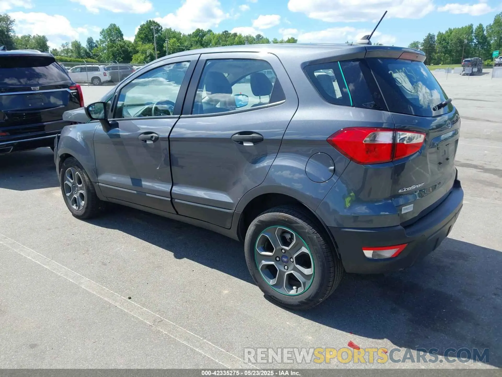3 fotografías del automóvil dañado MAJ3S2FE4MC441940 FORD ECOSPORT 2021