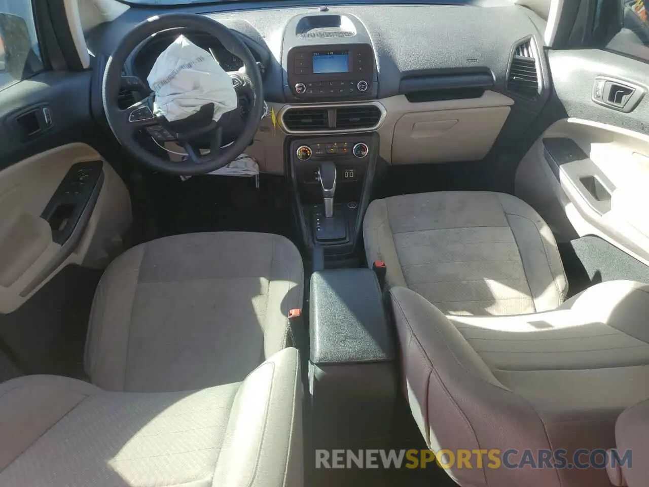 8 fotografías del automóvil dañado MAJ3S2FE4MC447267 FORD ECOSPORT 2021