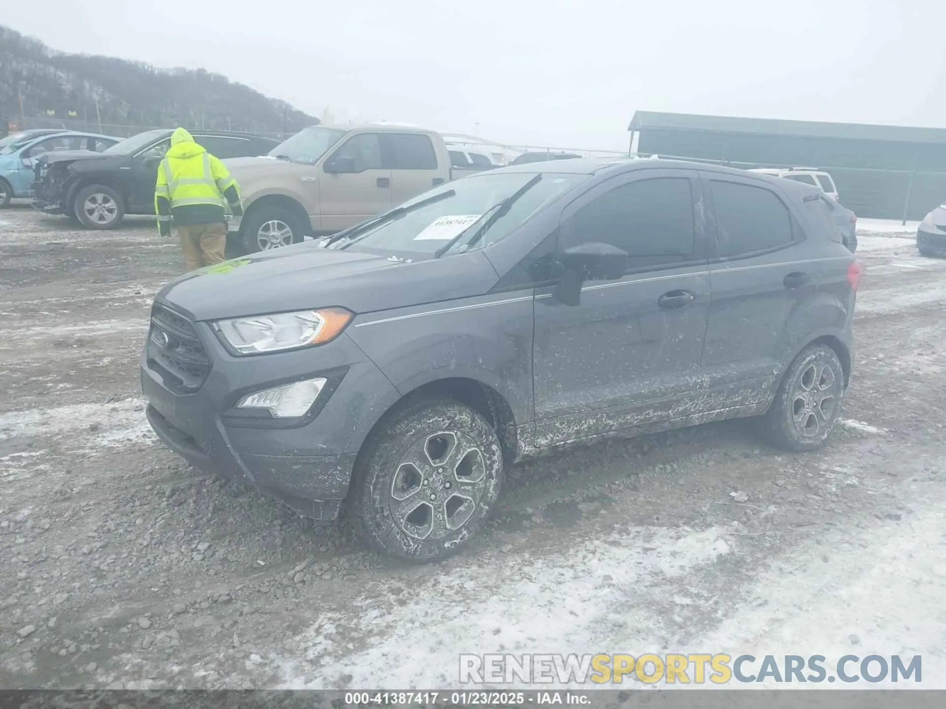 2 fotografías del automóvil dañado MAJ3S2FE5MC418473 FORD ECOSPORT 2021
