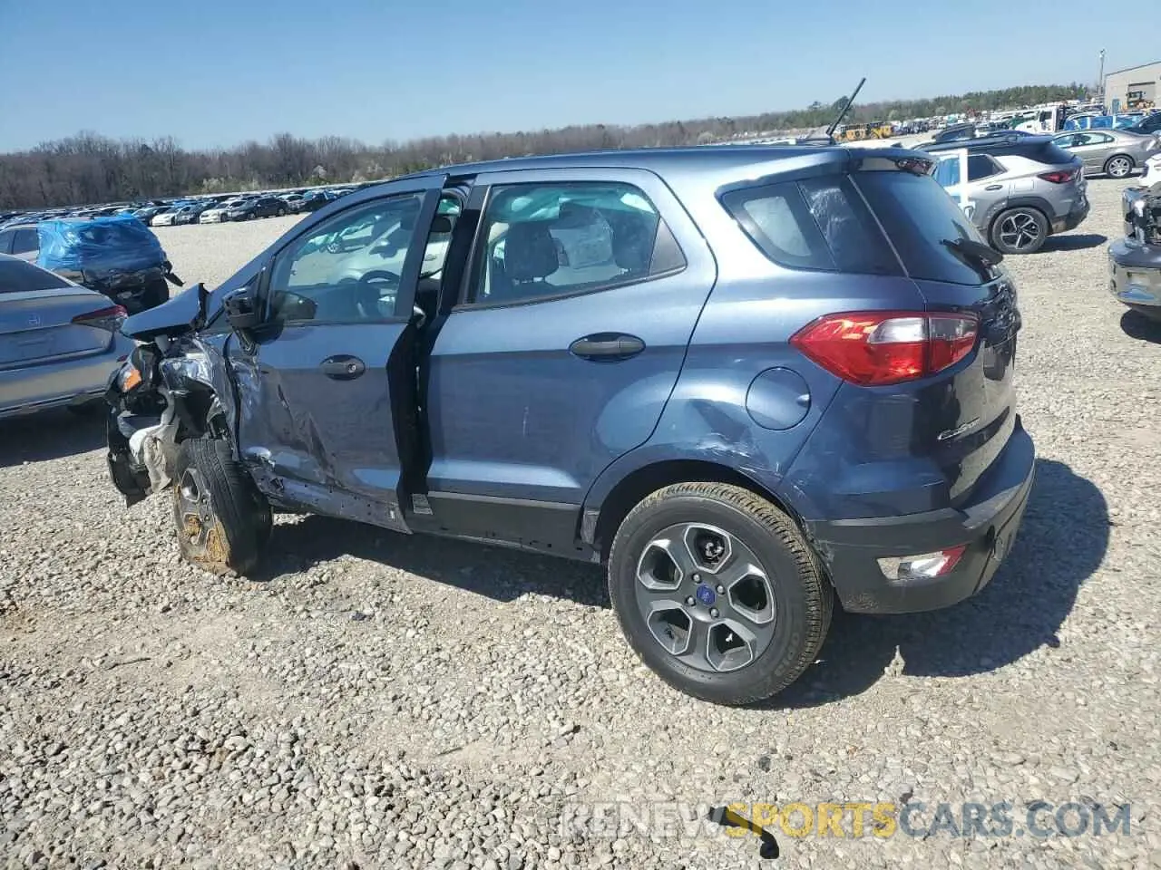 2 fotografías del automóvil dañado MAJ3S2FE5MC449321 FORD ECOSPORT 2021