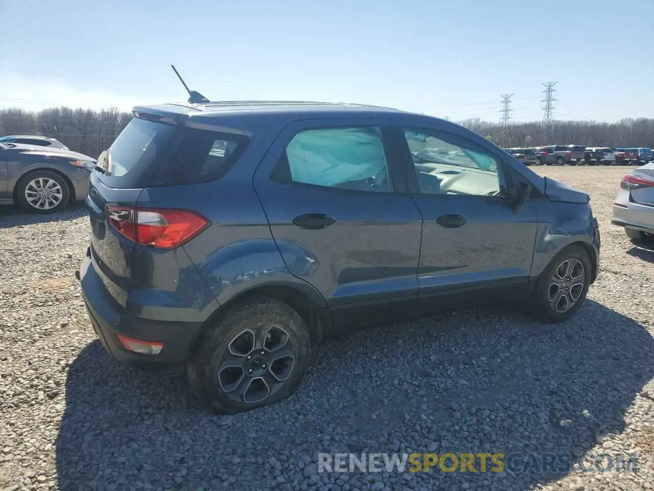 3 fotografías del automóvil dañado MAJ3S2FE5MC449321 FORD ECOSPORT 2021