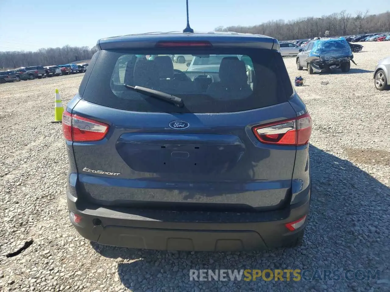 6 fotografías del automóvil dañado MAJ3S2FE5MC449321 FORD ECOSPORT 2021