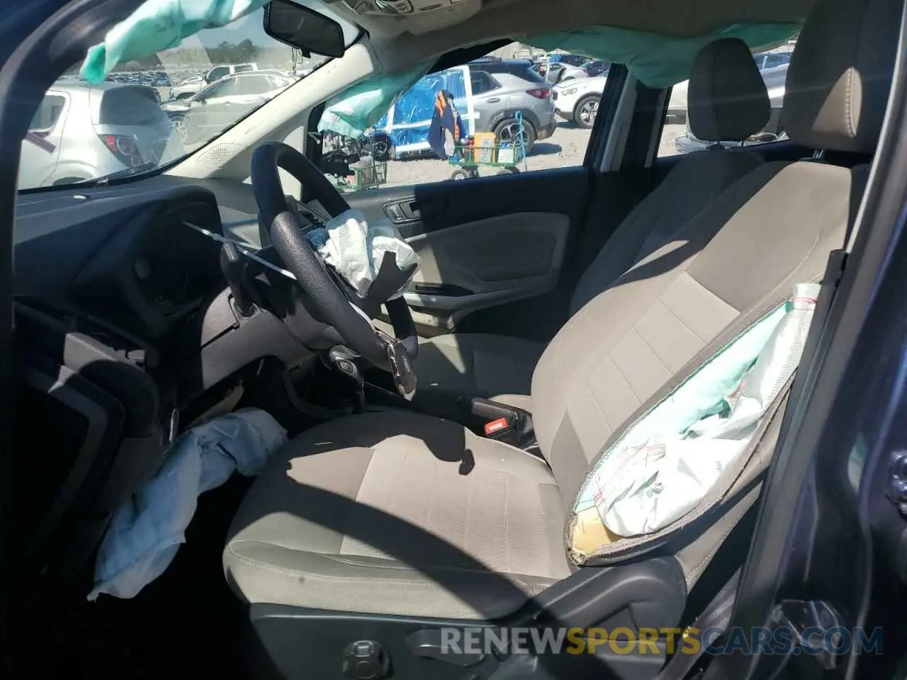7 fotografías del automóvil dañado MAJ3S2FE5MC449321 FORD ECOSPORT 2021