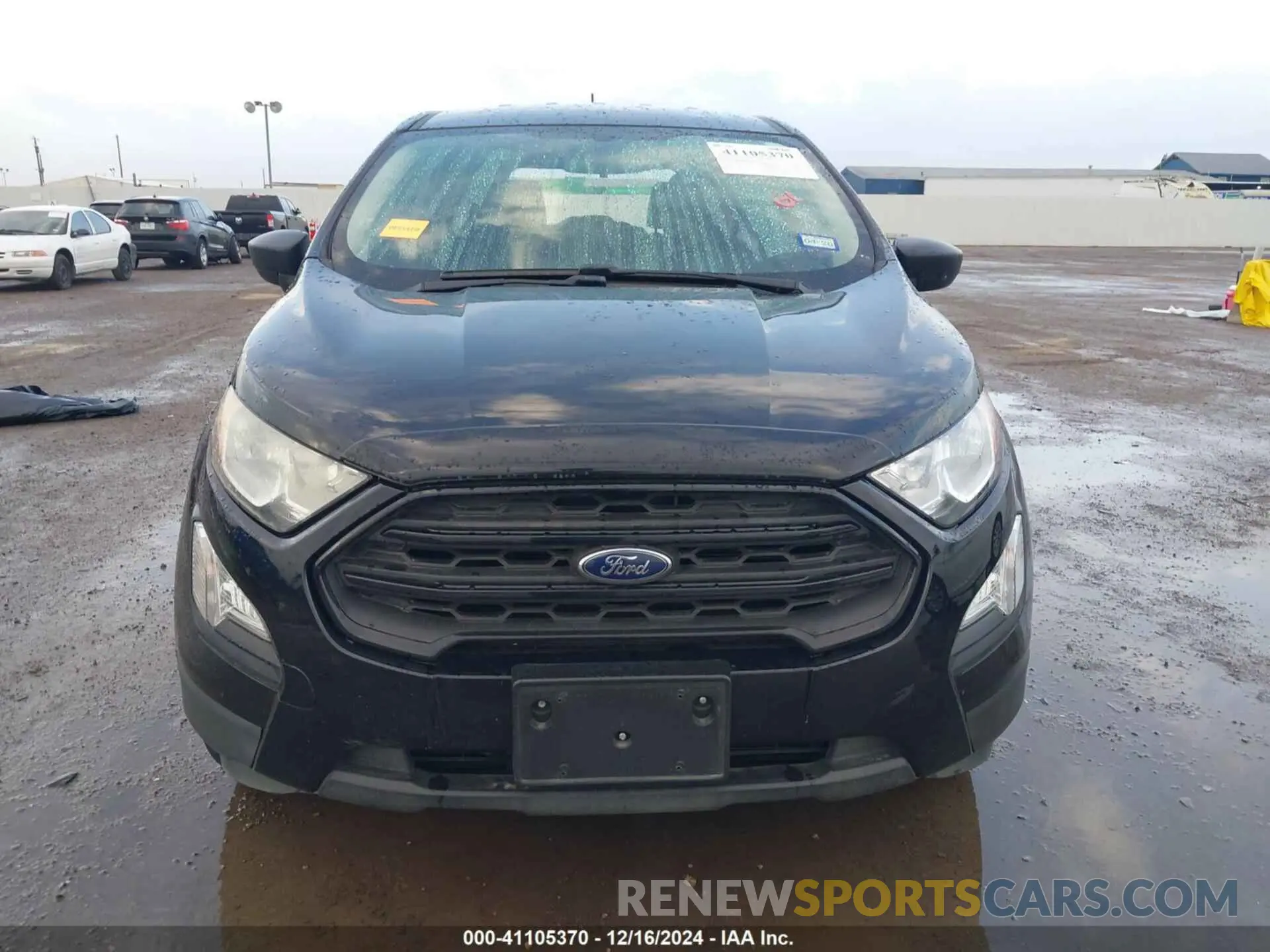 12 fotografías del automóvil dañado MAJ3S2FE5MC455135 FORD ECOSPORT 2021