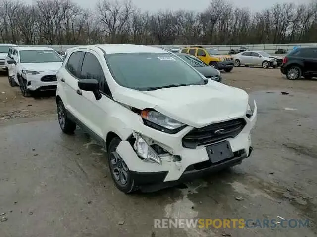 12 fotografías del automóvil dañado MAJ3S2FE6MC422838 FORD ECOSPORT 2021