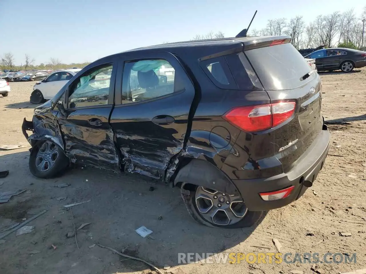 2 fotografías del automóvil dañado MAJ3S2FE7MC399215 FORD ECOSPORT 2021