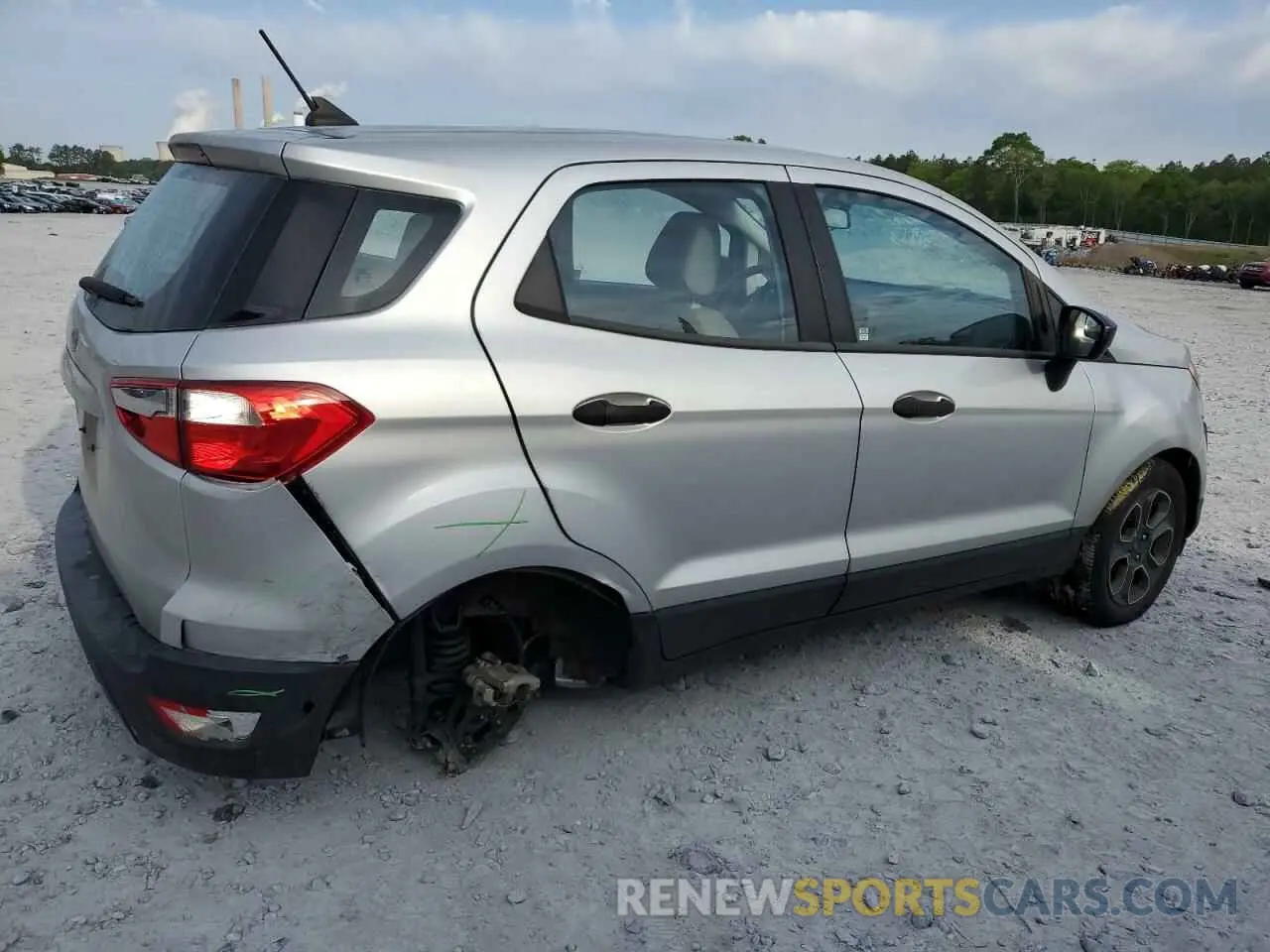 3 fotografías del automóvil dañado MAJ3S2FE7MC402629 FORD ECOSPORT 2021