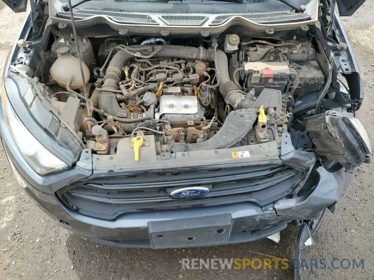 12 fotografías del automóvil dañado MAJ3S2FE7MC408964 FORD ECOSPORT 2021