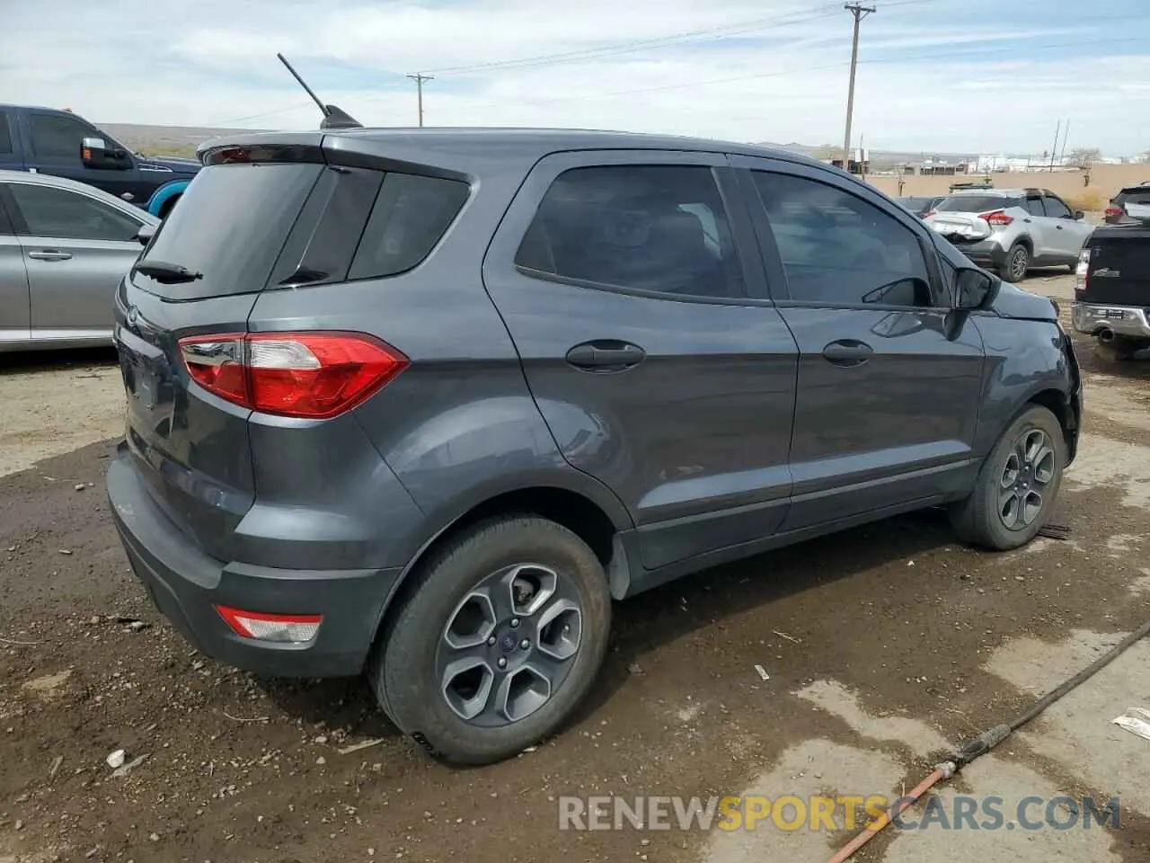 3 fotografías del automóvil dañado MAJ3S2FE7MC408964 FORD ECOSPORT 2021