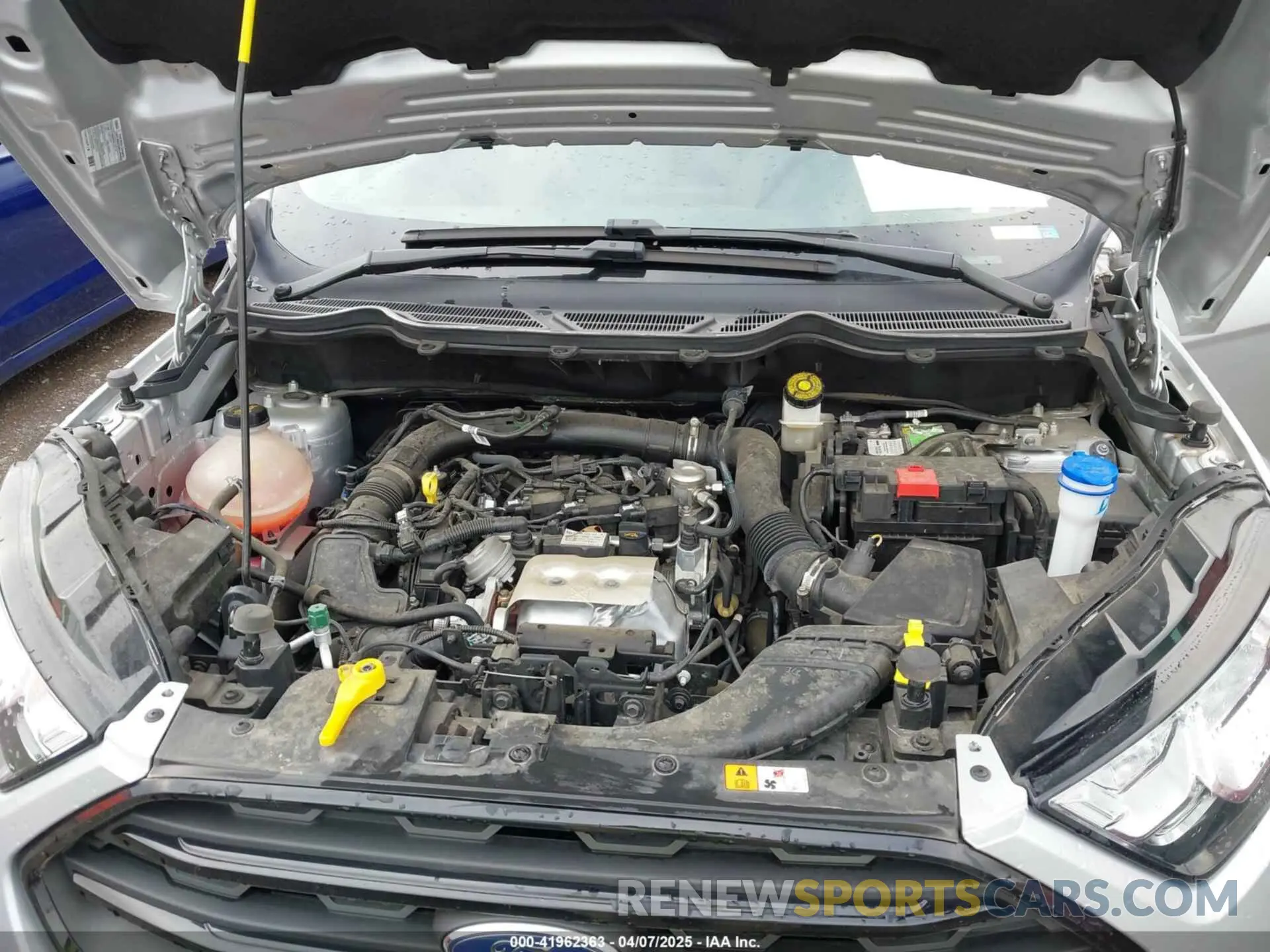 10 fotografías del automóvil dañado MAJ3S2FE7MC444802 FORD ECOSPORT 2021
