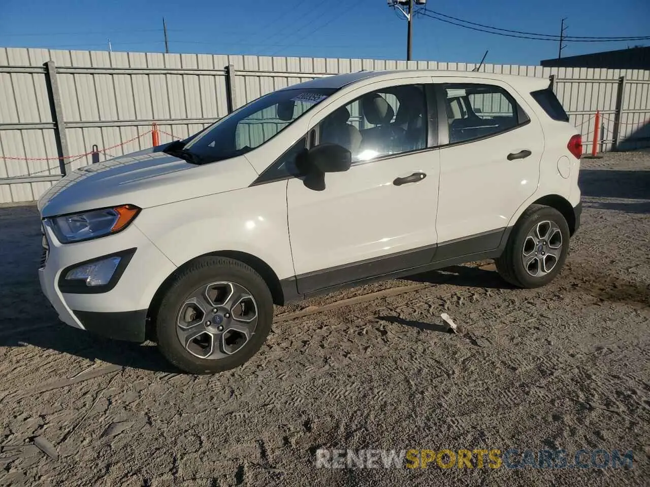 1 fotografías del automóvil dañado MAJ3S2FE8MC447837 FORD ECOSPORT 2021