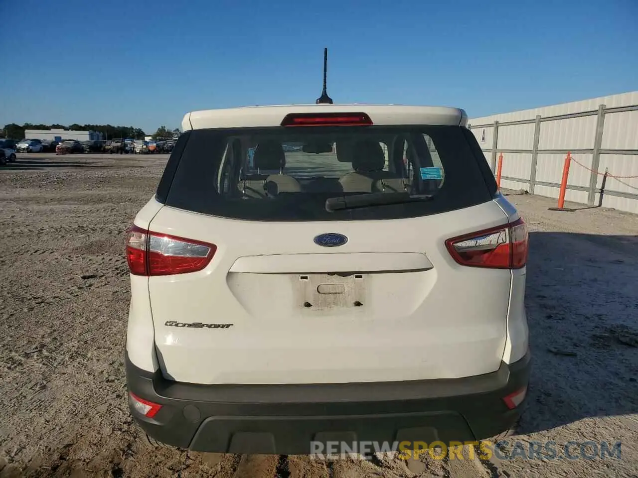 6 fotografías del automóvil dañado MAJ3S2FE8MC447837 FORD ECOSPORT 2021