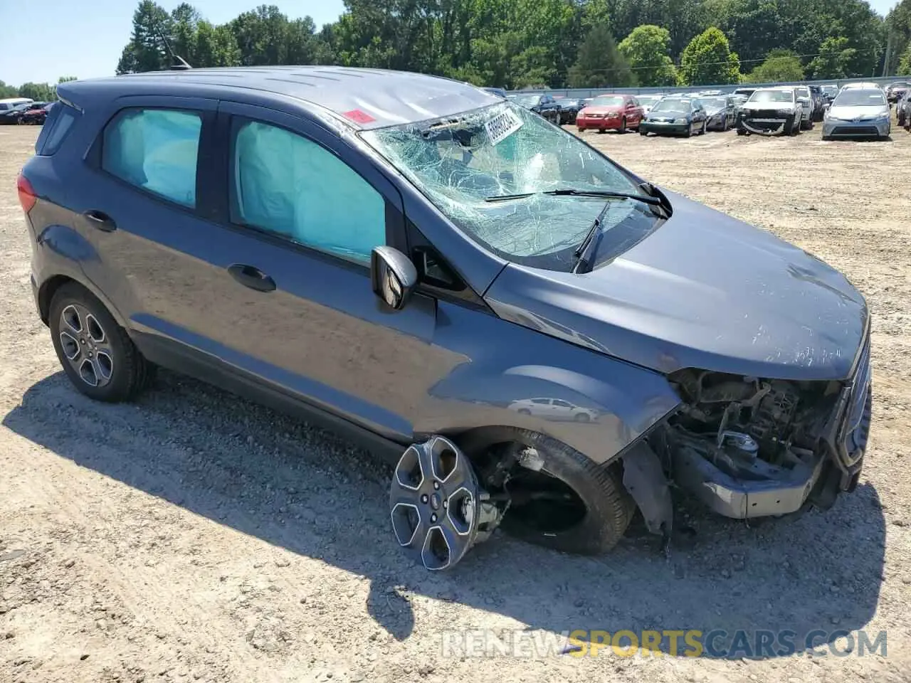 4 fotografías del automóvil dañado MAJ3S2FE9MC403295 FORD ECOSPORT 2021