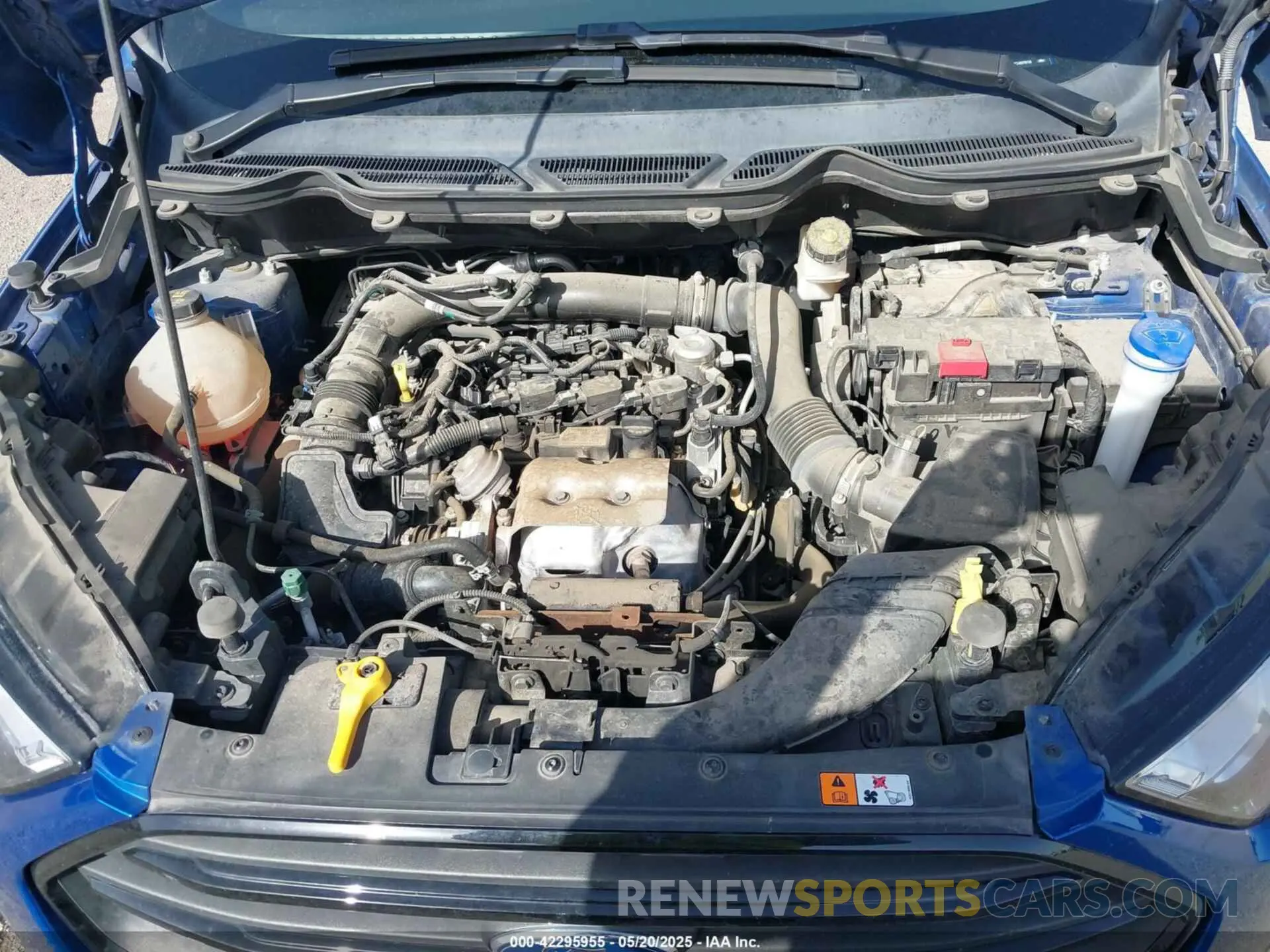 10 fotografías del automóvil dañado MAJ3S2FE9MC437818 FORD ECOSPORT 2021