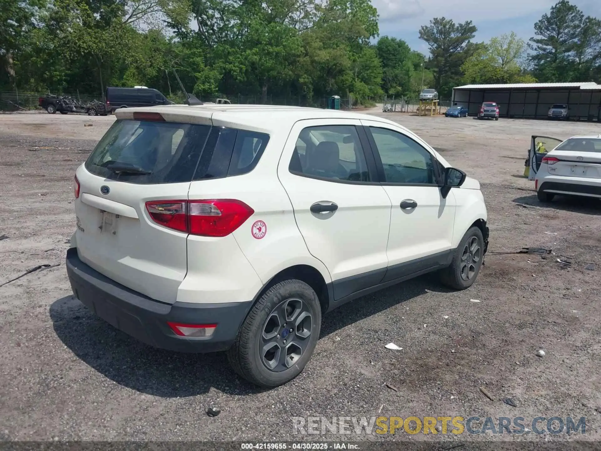4 fotografías del automóvil dañado MAJ3S2FE9MC440508 FORD ECOSPORT 2021