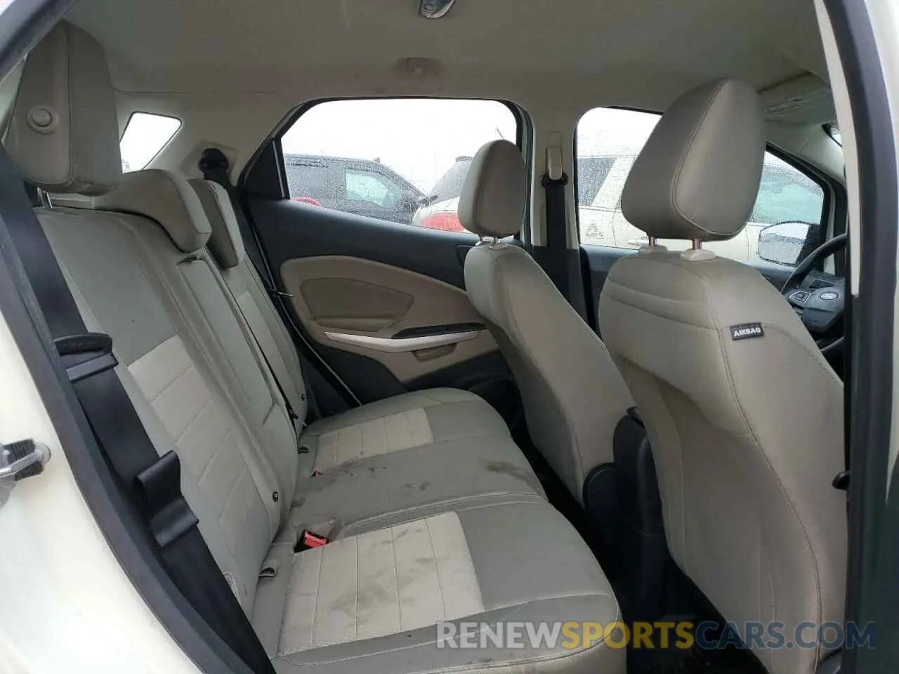 10 fotografías del automóvil dañado MAJ3S2FE9MC440816 FORD ECOSPORT 2021