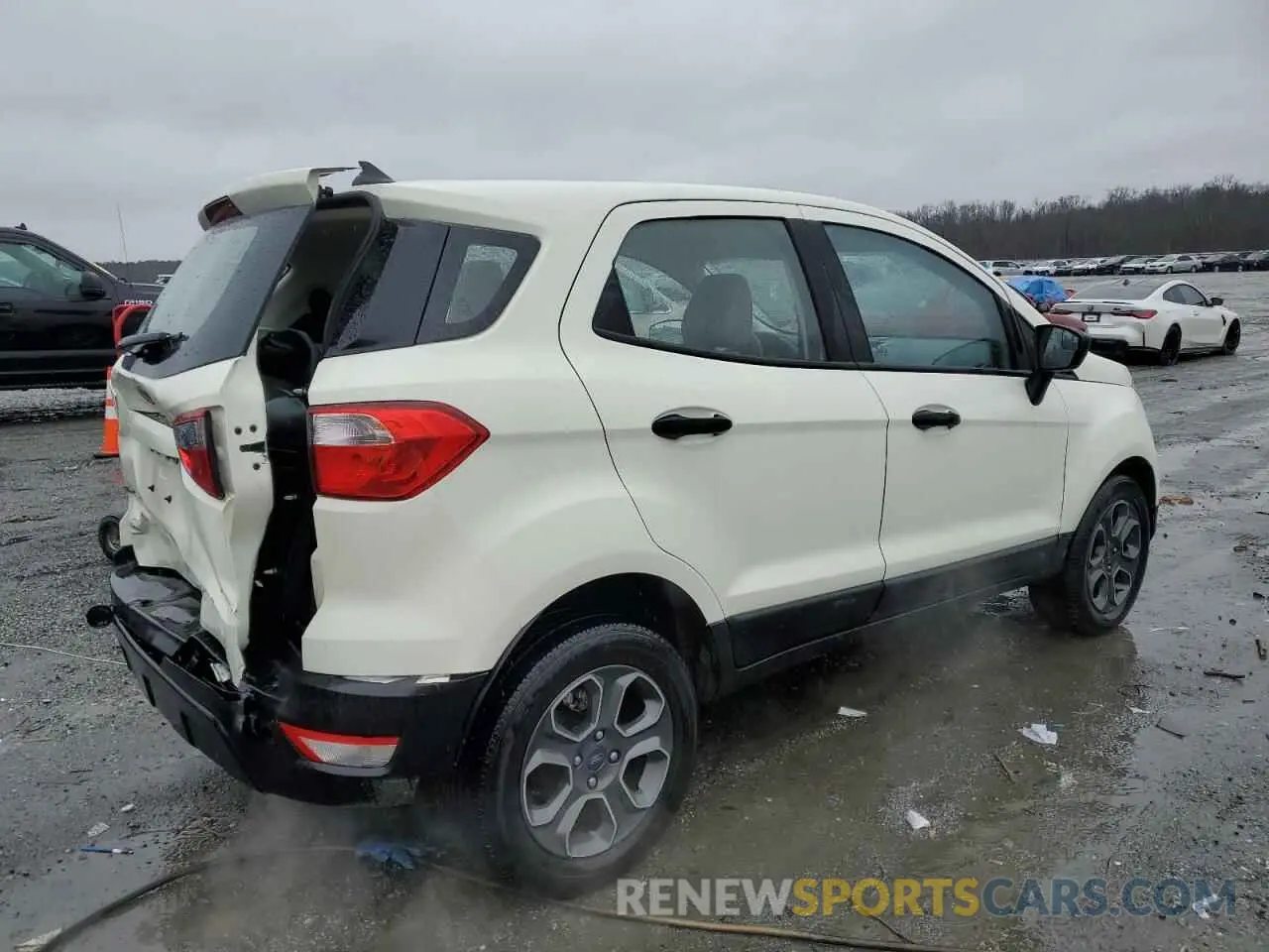 3 fotografías del automóvil dañado MAJ3S2FE9MC440816 FORD ECOSPORT 2021