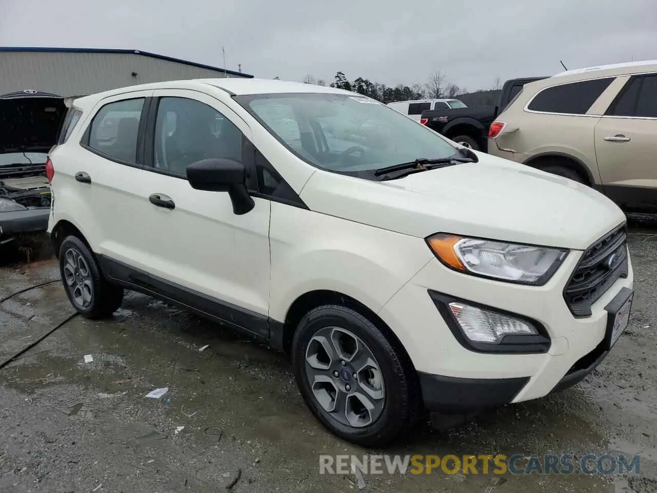 4 fotografías del automóvil dañado MAJ3S2FE9MC440816 FORD ECOSPORT 2021
