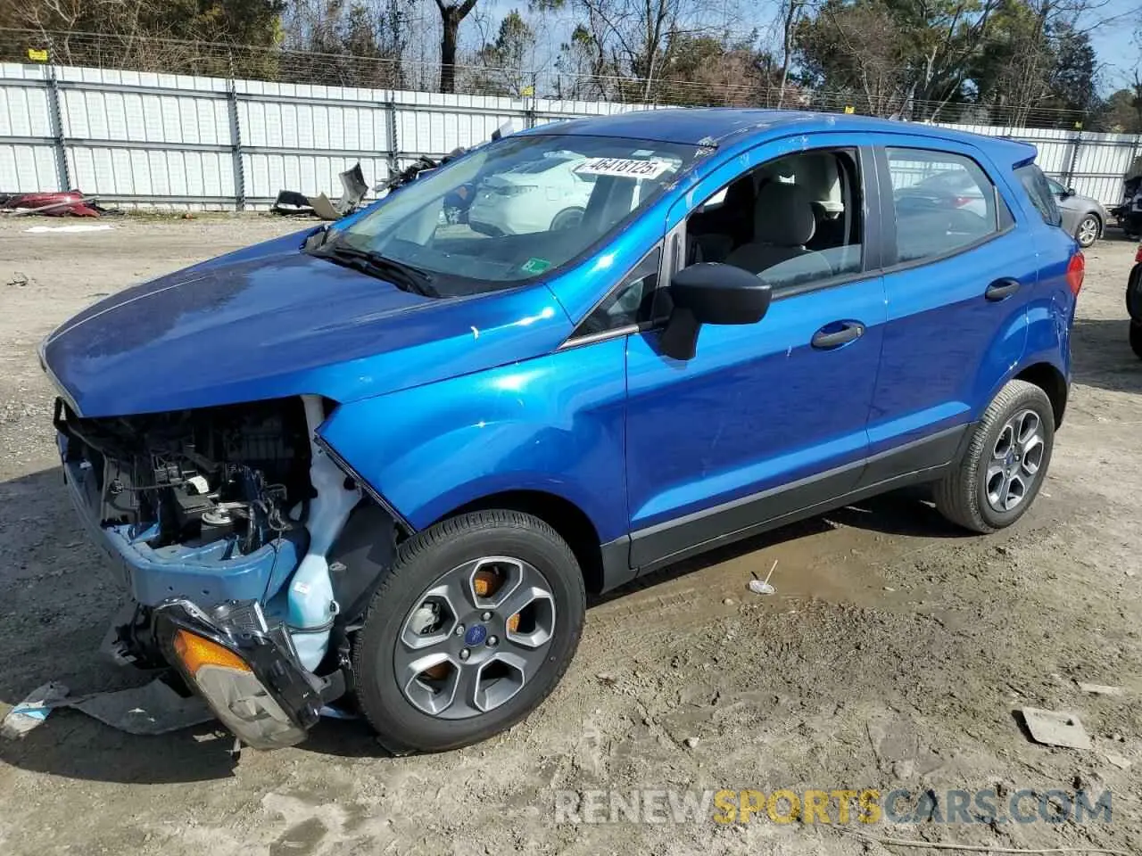 1 fotografías del automóvil dañado MAJ3S2FE9MC441934 FORD ECOSPORT 2021