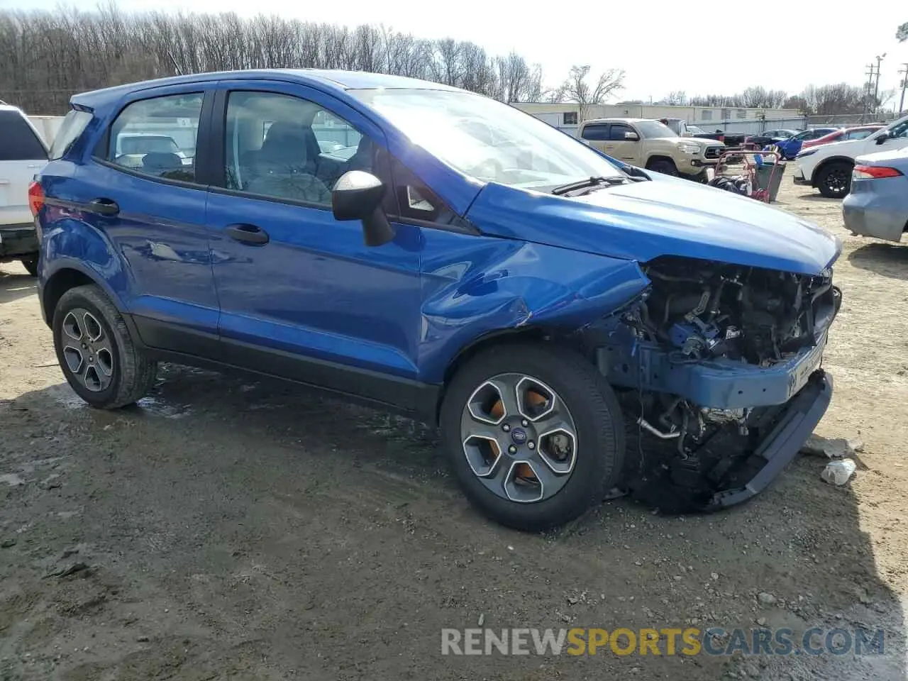 4 fotografías del automóvil dañado MAJ3S2FE9MC441934 FORD ECOSPORT 2021