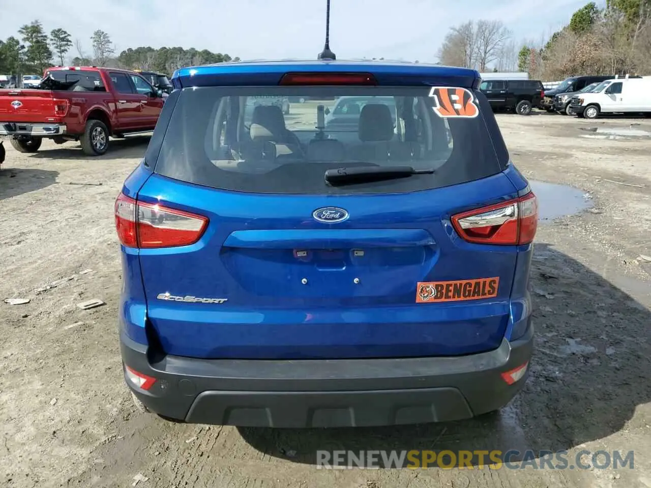 6 fotografías del automóvil dañado MAJ3S2FE9MC441934 FORD ECOSPORT 2021