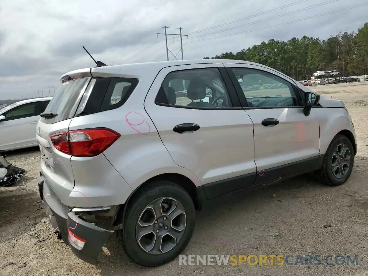 3 fotografías del automóvil dañado MAJ3S2FEXMC396230 FORD ECOSPORT 2021