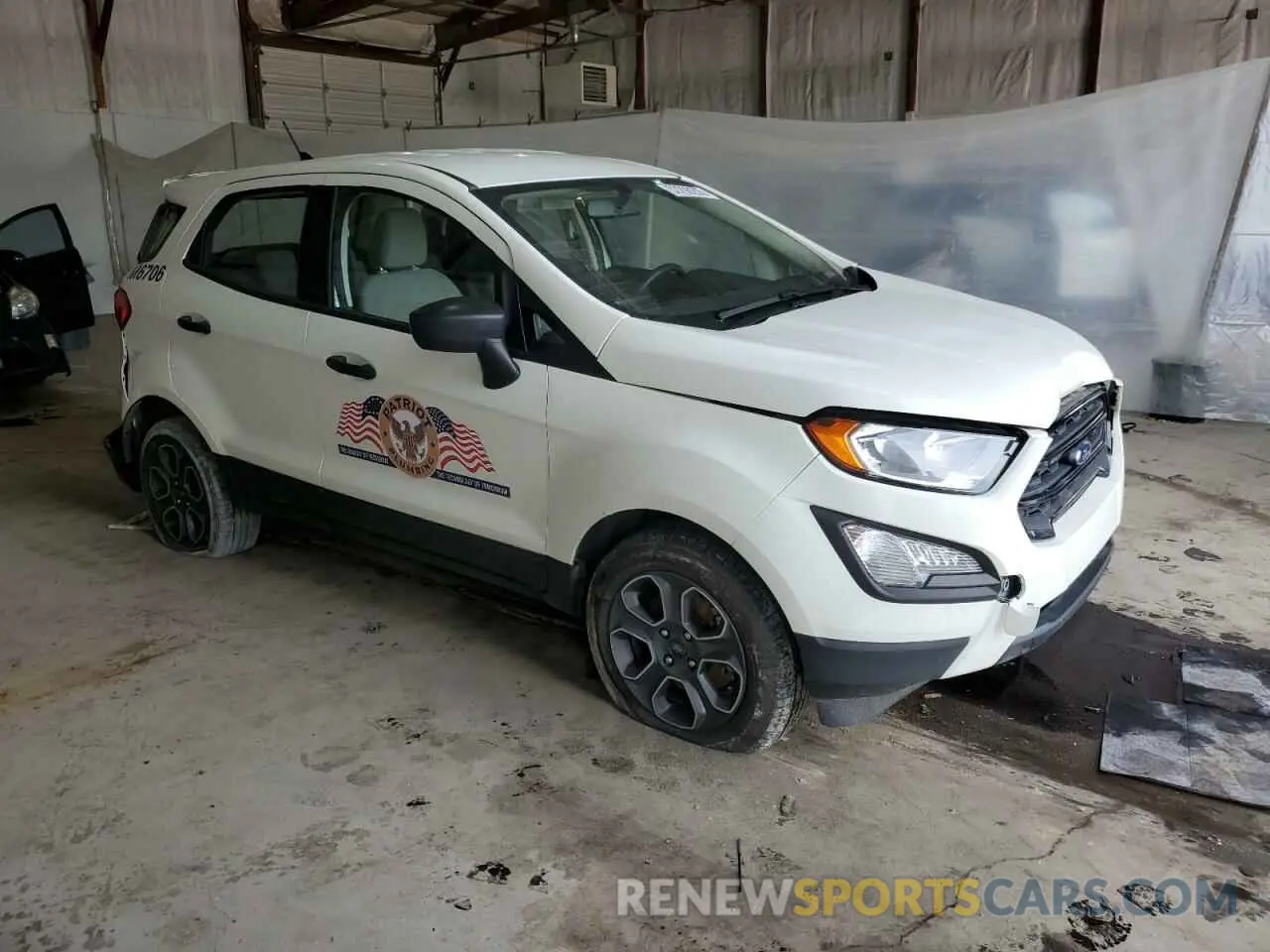 4 fotografías del automóvil dañado MAJ3S2FEXMC438749 FORD ECOSPORT 2021