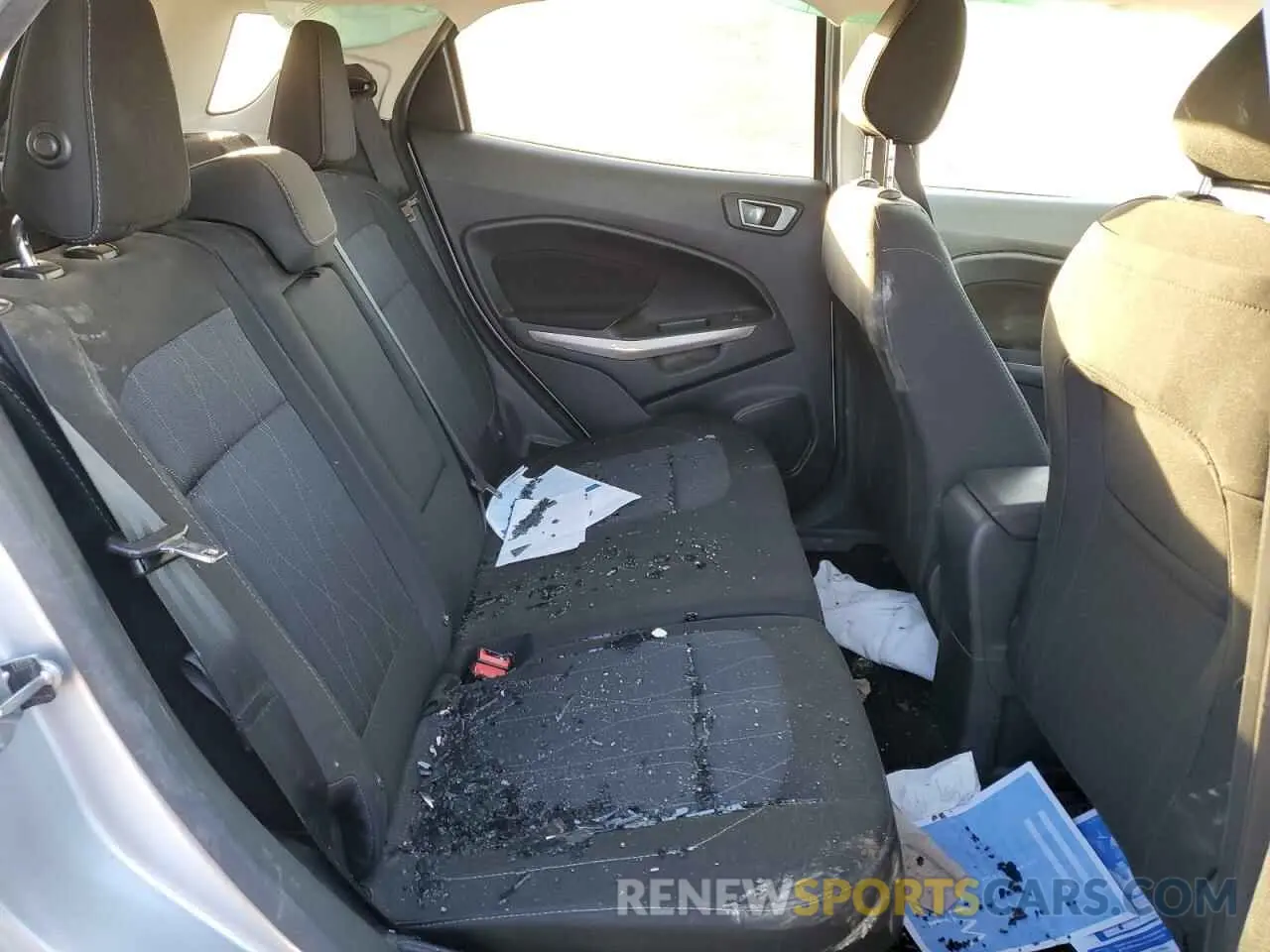 11 fotografías del automóvil dañado MAJ3S2GE0MC407041 FORD ECOSPORT 2021