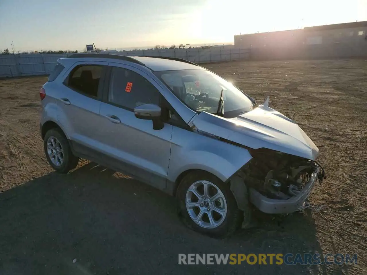 4 fotografías del automóvil dañado MAJ3S2GE0MC407041 FORD ECOSPORT 2021