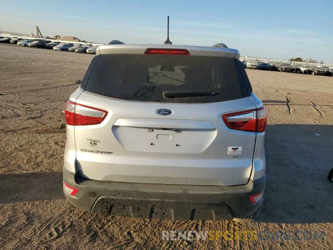6 fotografías del automóvil dañado MAJ3S2GE0MC407041 FORD ECOSPORT 2021