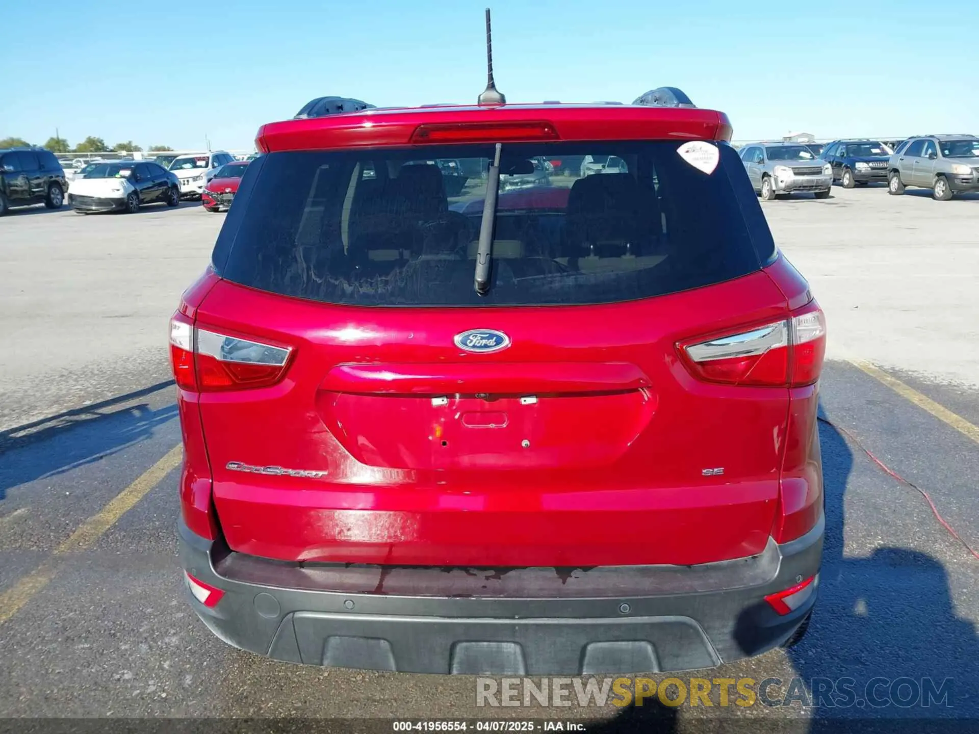17 fotografías del automóvil dañado MAJ3S2GE0MC456479 FORD ECOSPORT 2021
