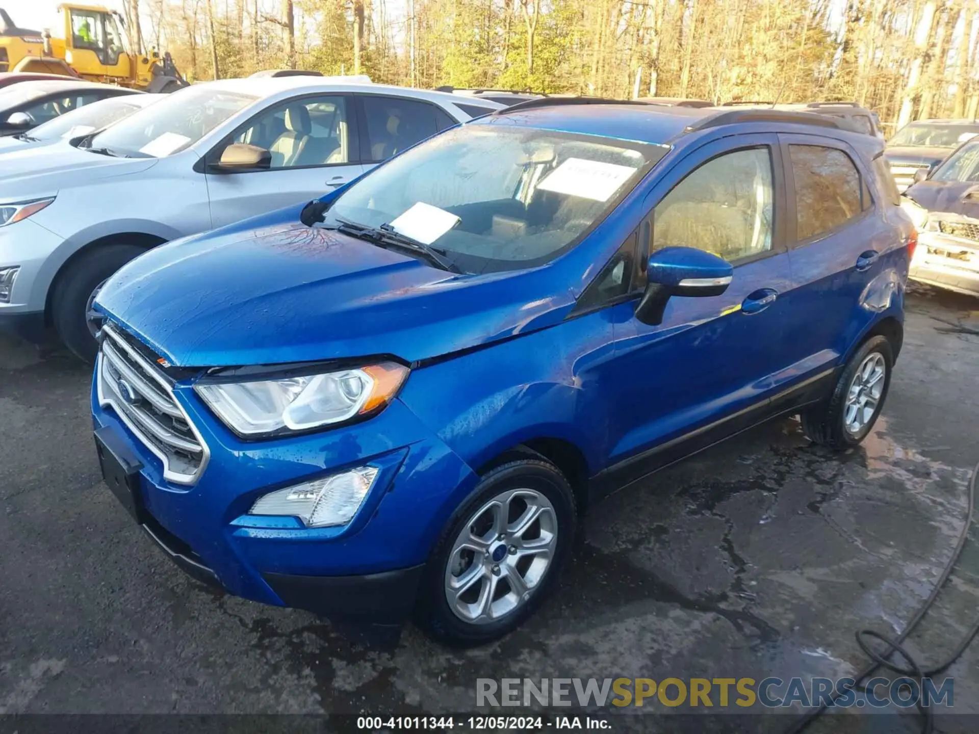 2 fotografías del automóvil dañado MAJ3S2GE1MC436841 FORD ECOSPORT 2021