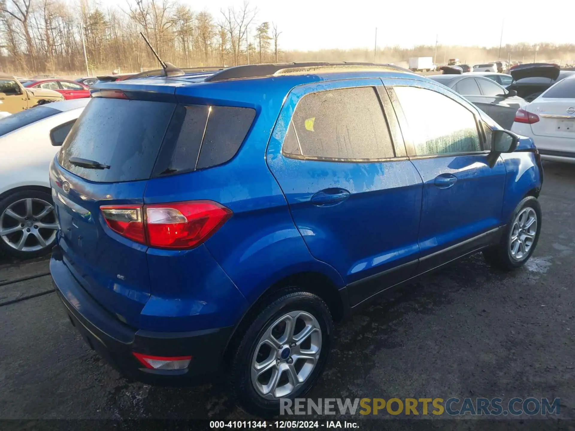 4 fotografías del automóvil dañado MAJ3S2GE1MC436841 FORD ECOSPORT 2021