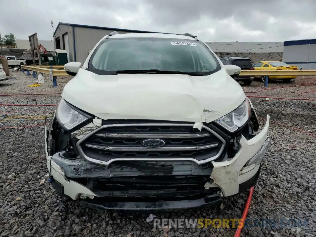 5 fotografías del automóvil dañado MAJ3S2GE1MC439772 FORD ECOSPORT 2021