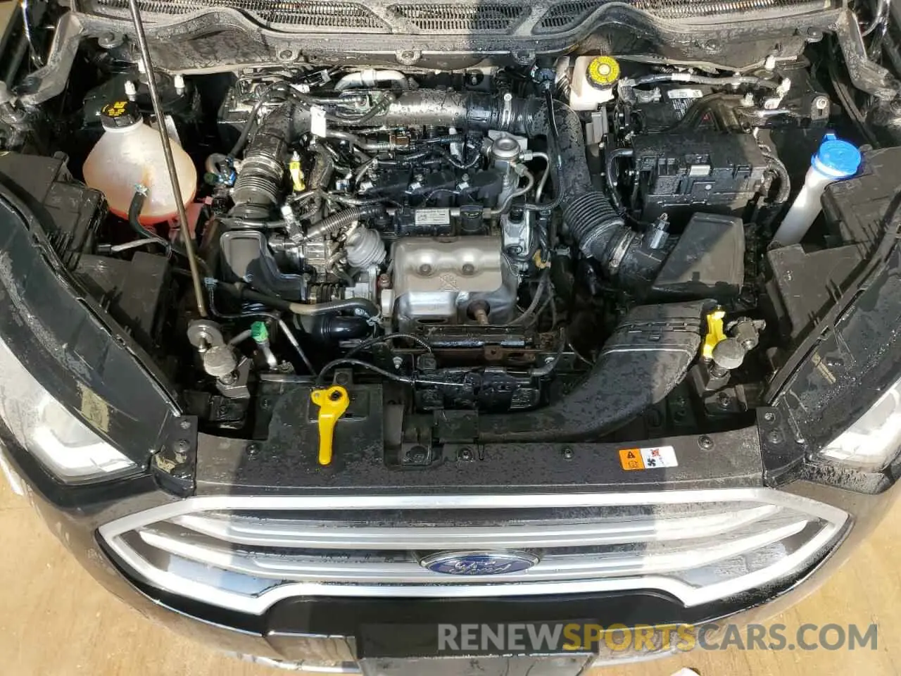 12 fotografías del automóvil dañado MAJ3S2GE1MC444468 FORD ECOSPORT 2021