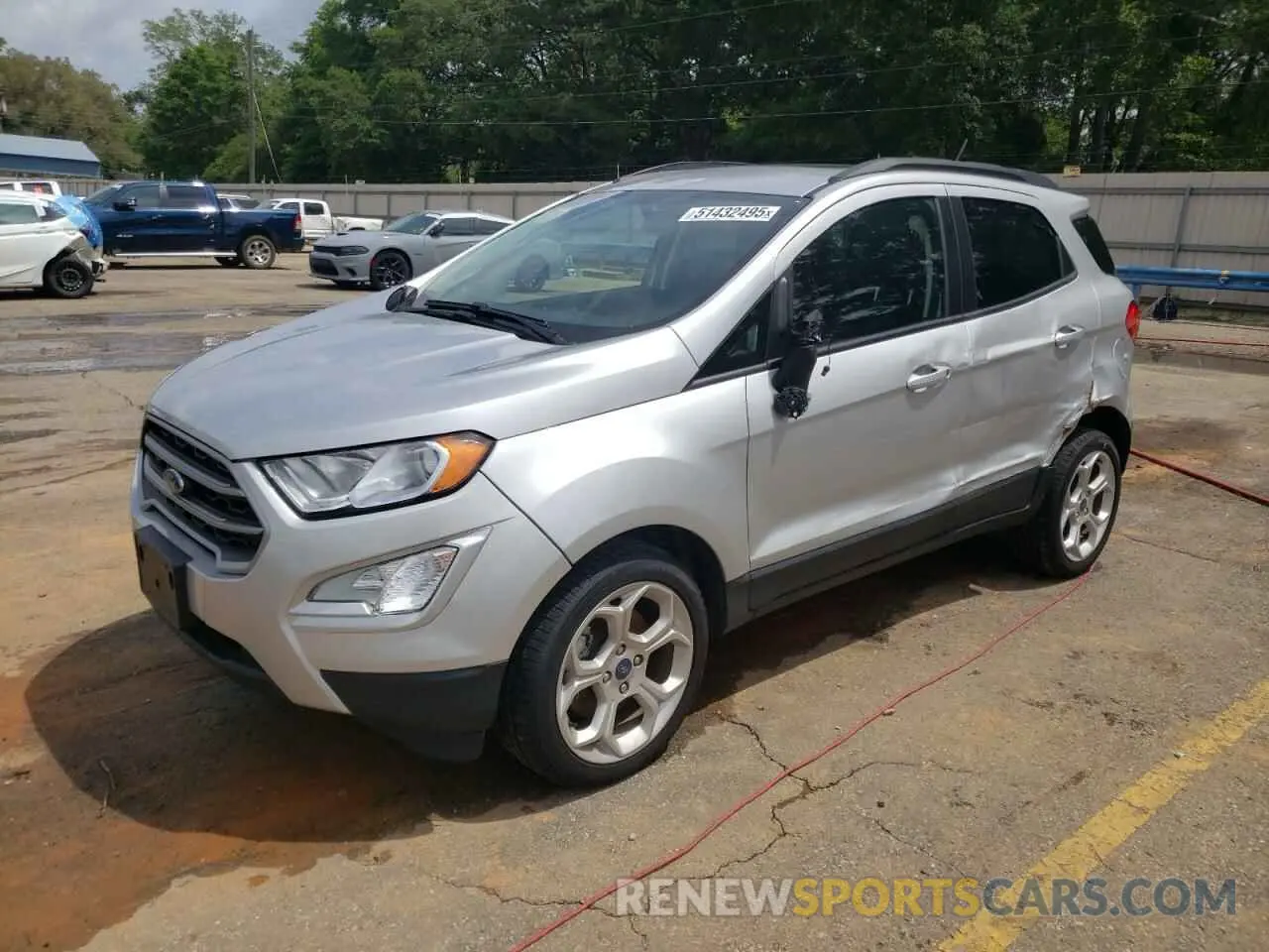 1 fotografías del automóvil dañado MAJ3S2GE1MC450075 FORD ECOSPORT 2021