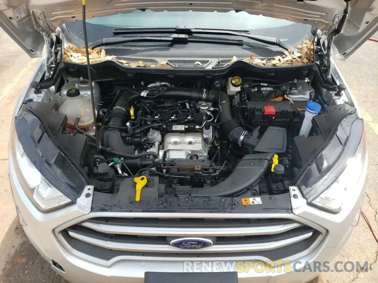 12 fotografías del automóvil dañado MAJ3S2GE1MC450075 FORD ECOSPORT 2021