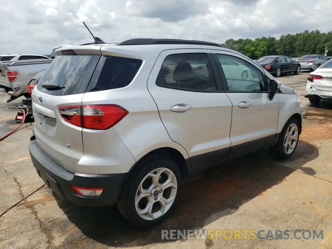 3 fotografías del automóvil dañado MAJ3S2GE1MC450075 FORD ECOSPORT 2021