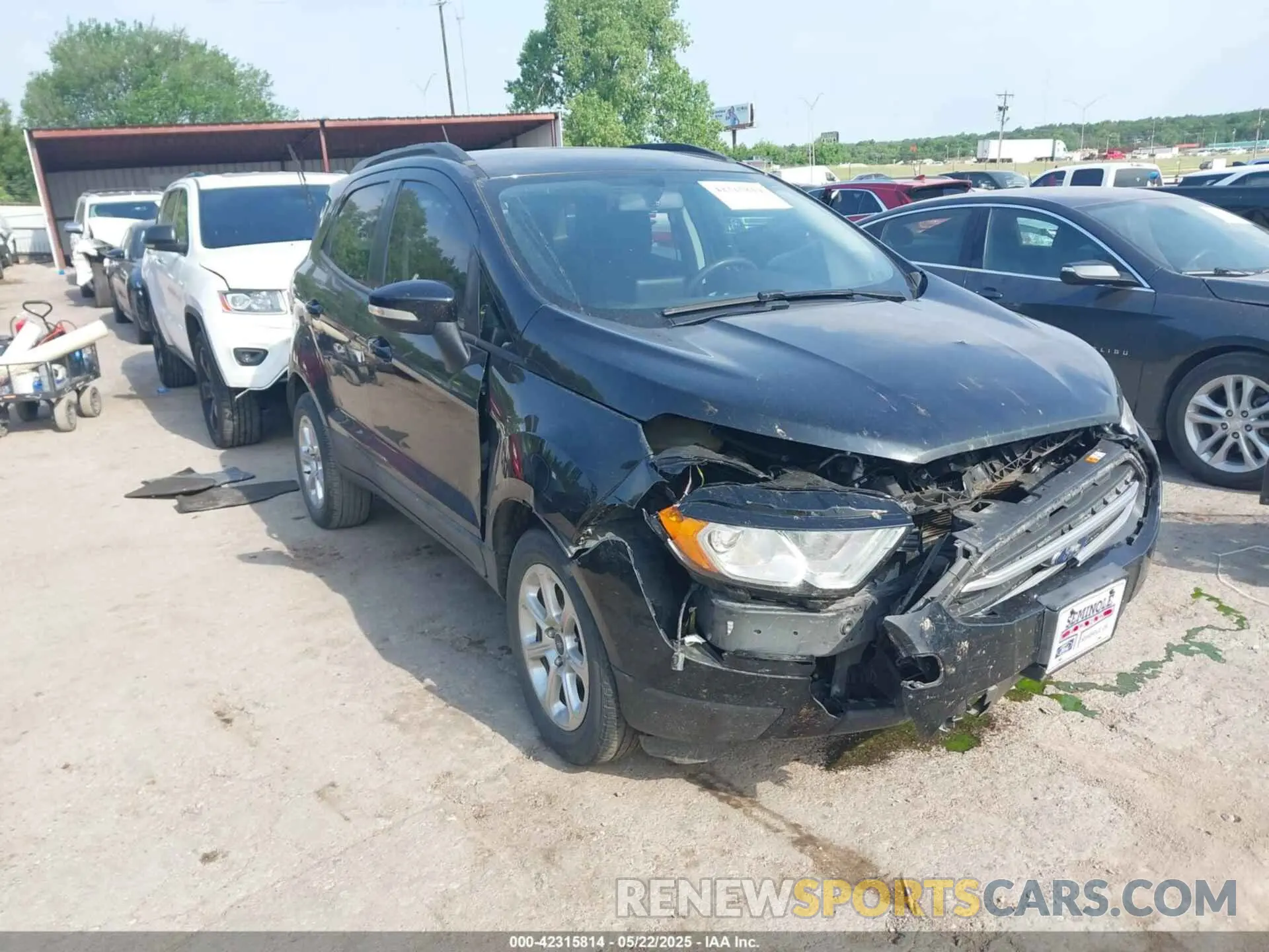 1 fotografías del automóvil dañado MAJ3S2GE2MC397435 FORD ECOSPORT 2021