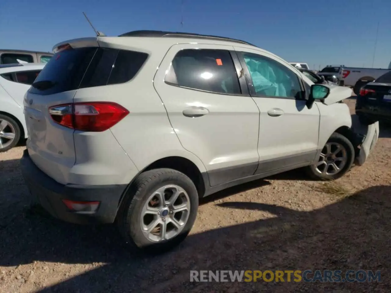 3 fotografías del automóvil dañado MAJ3S2GE2MC400091 FORD ECOSPORT 2021