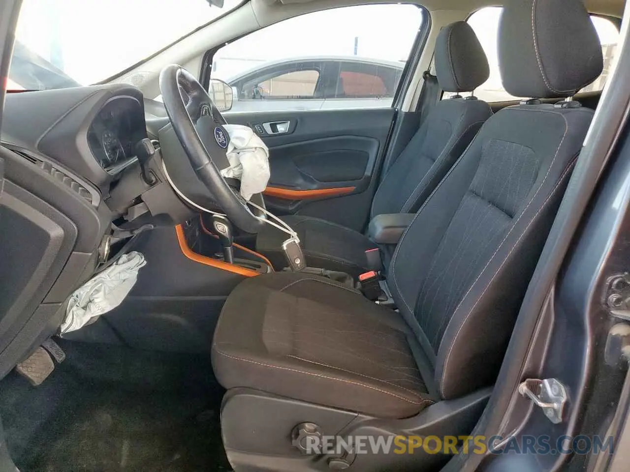 7 fotografías del automóvil dañado MAJ3S2GE2MC444687 FORD ECOSPORT 2021