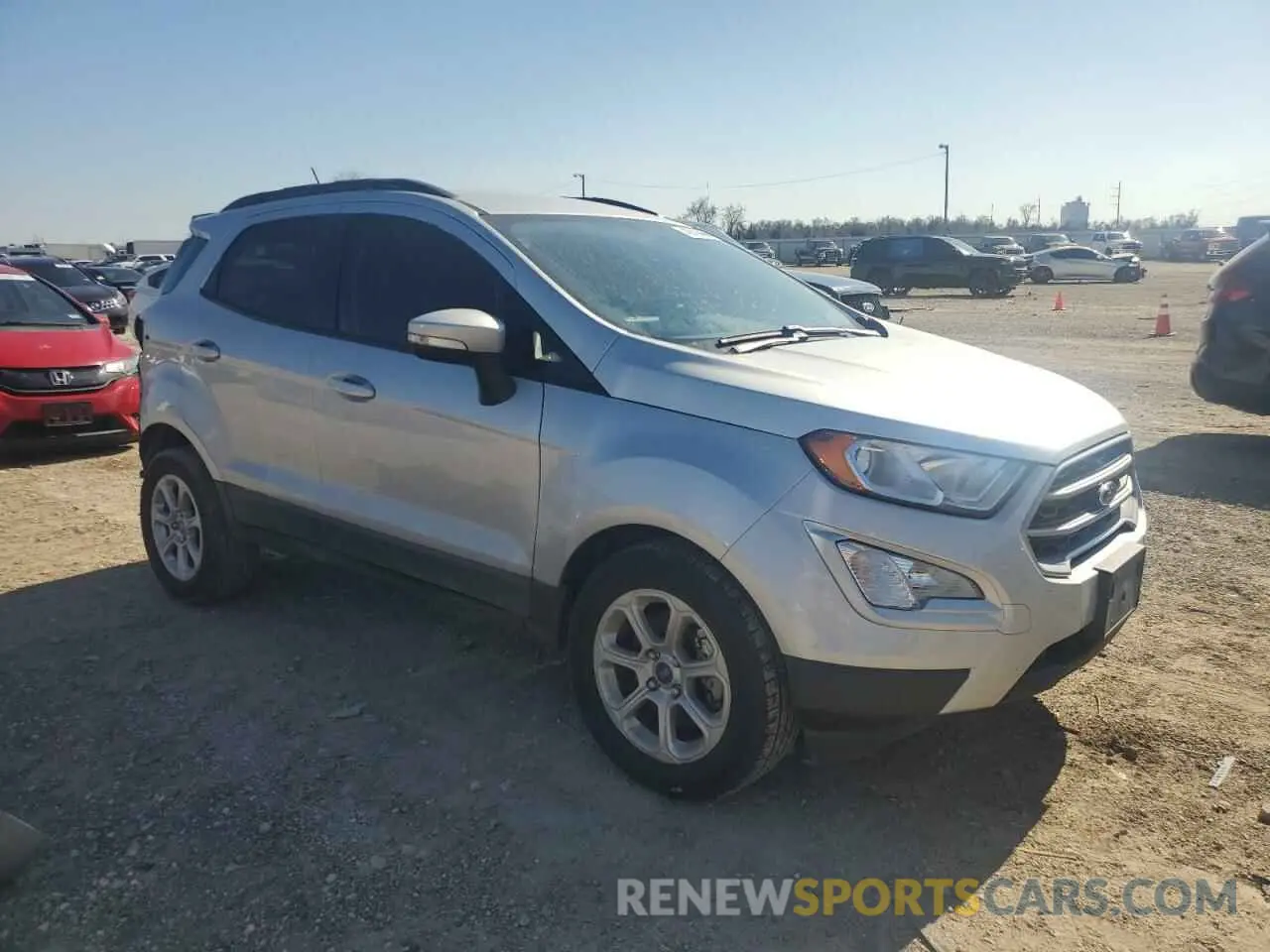 4 fotografías del automóvil dañado MAJ3S2GE2MC445273 FORD ECOSPORT 2021