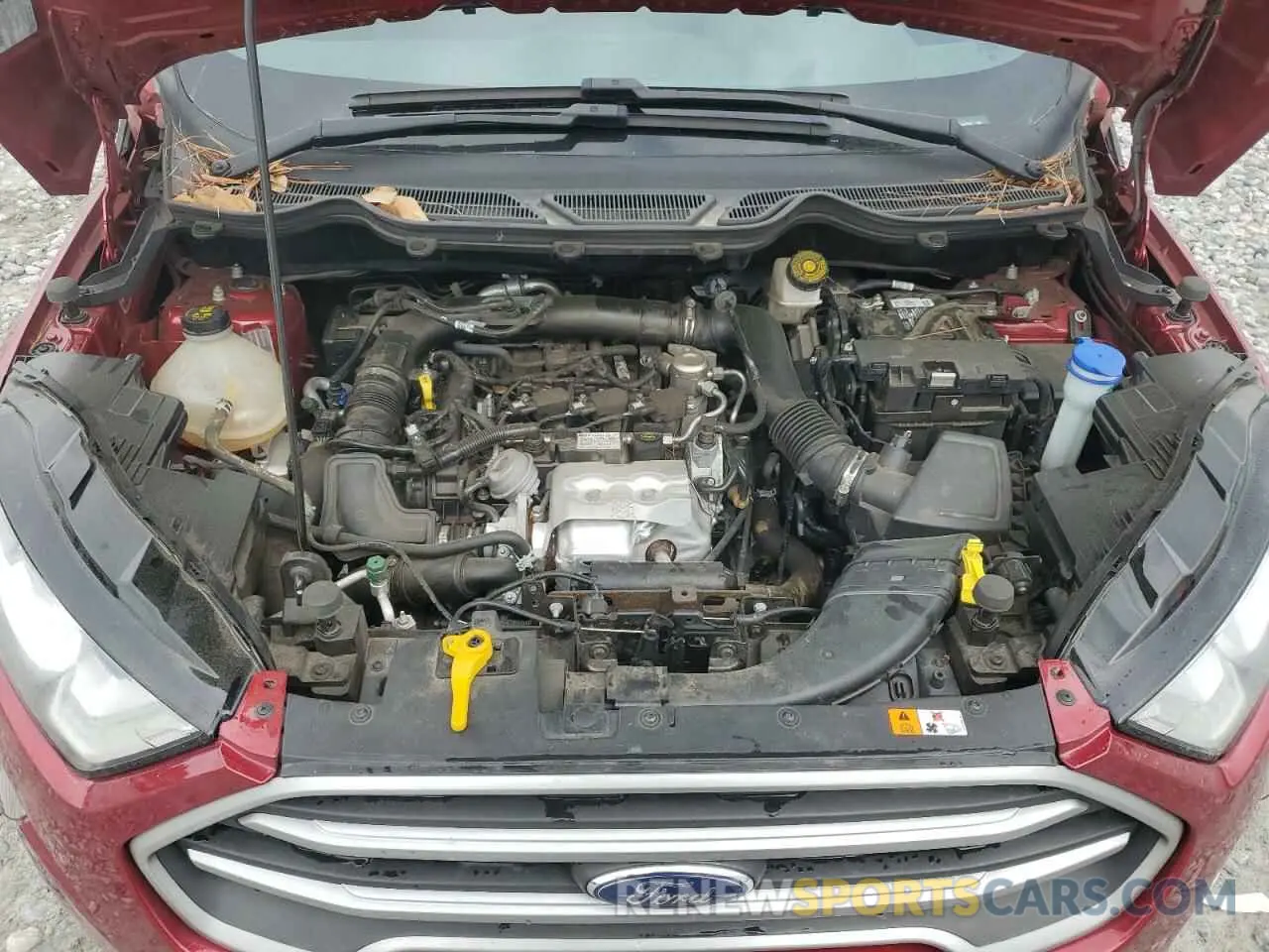 12 fotografías del automóvil dañado MAJ3S2GE2MC447542 FORD ECOSPORT 2021