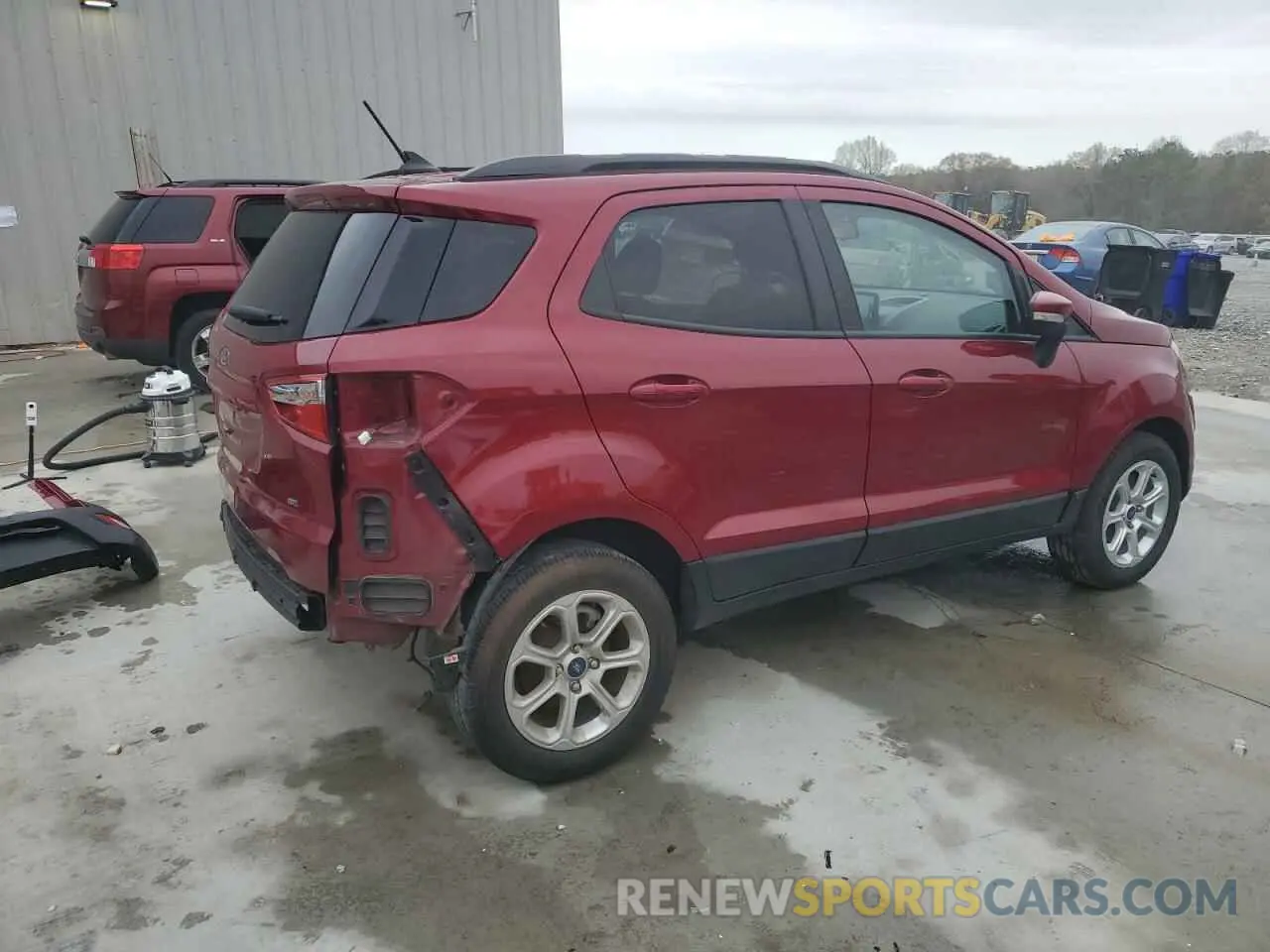 3 fotografías del automóvil dañado MAJ3S2GE2MC447542 FORD ECOSPORT 2021