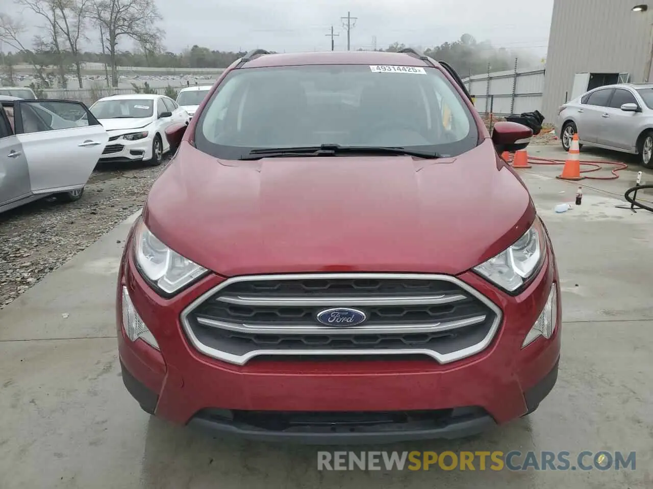 5 fotografías del automóvil dañado MAJ3S2GE2MC447542 FORD ECOSPORT 2021