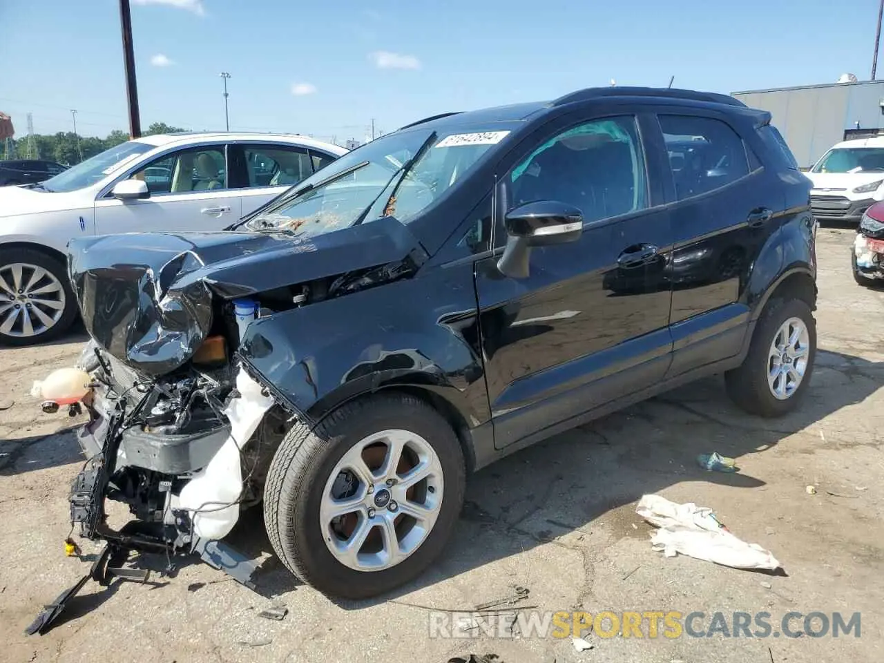 1 fotografías del automóvil dañado MAJ3S2GE2MC448237 FORD ECOSPORT 2021